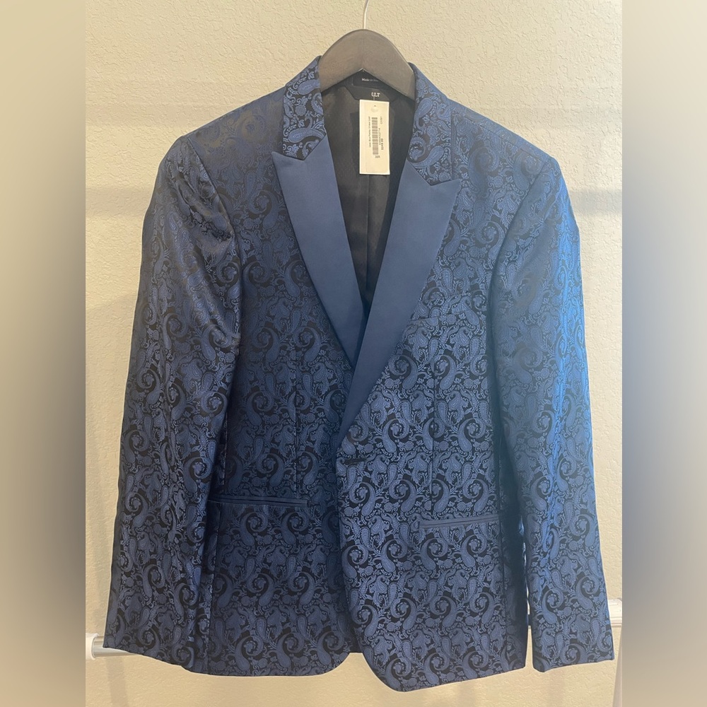 Couture Blue Paisly coat